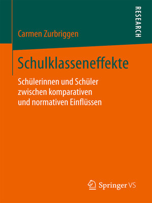 cover image of Schulklasseneffekte